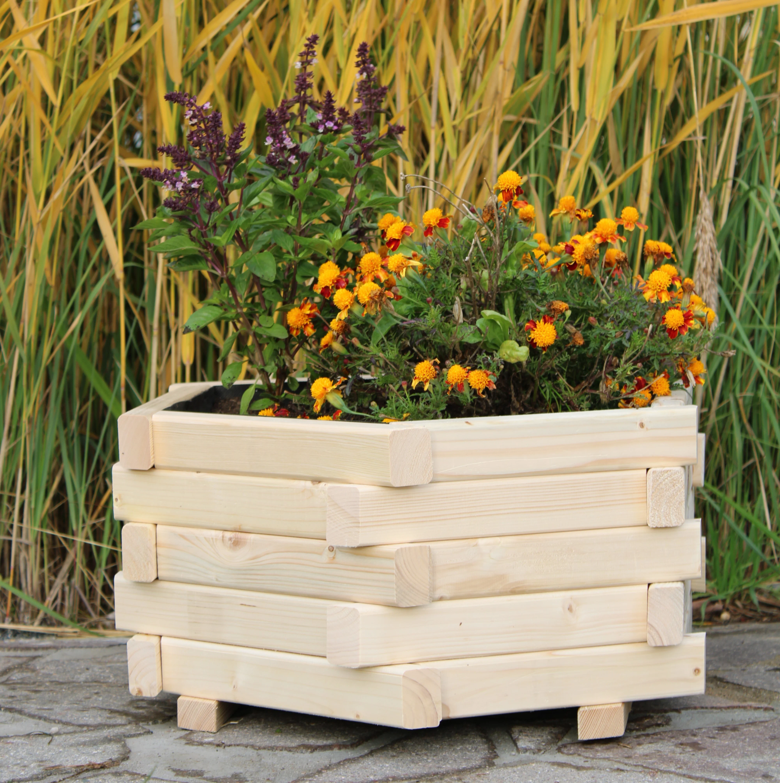 blumenkästen mit wasserspeicher im winter 1 Blumenkasten / Balkonkasten mit Wasserspeicher ca. 80 cm aus braunem – La  Casa main image 1